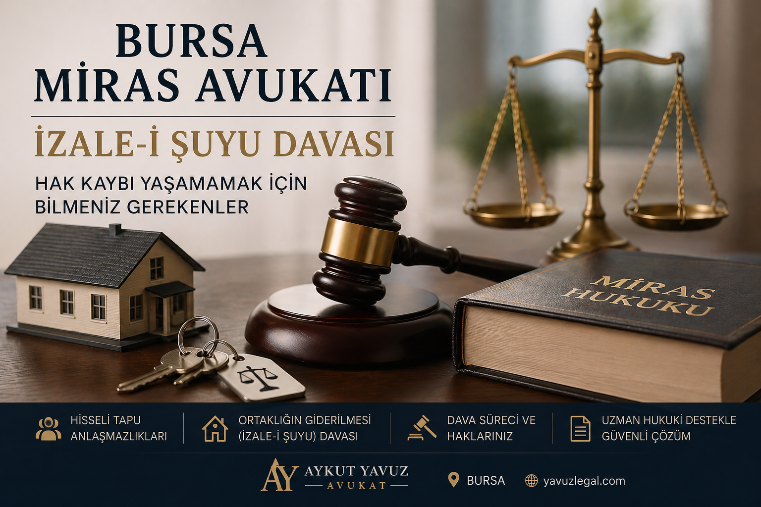 Bursa miras avukatı: İzale-i şuyu davası nedir?